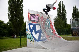 Aaron Jaws Homoki - skatepark Mistrzejowice - Krakow
