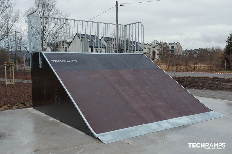 Banco de rampas - (Skatepark Cracovia Zakrzowiecka