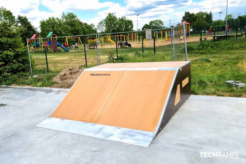 Bank ramp - skatepark Mieszkowice