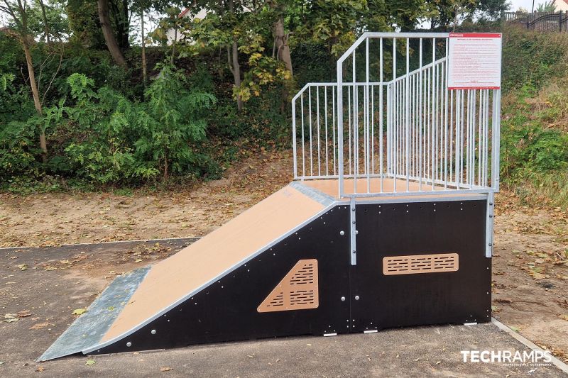 Bank Ramp - skatepark modułowy 