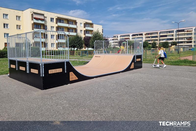 Bau eines Skateparks