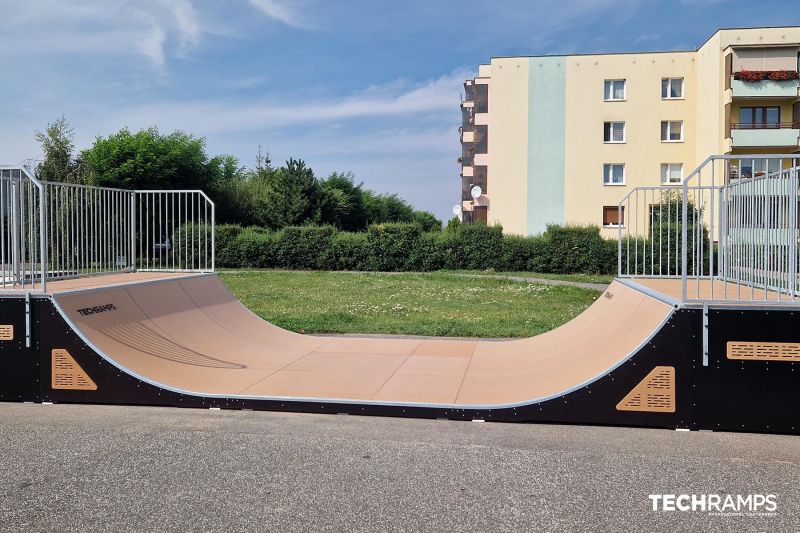 Bau eines Skateparks 
