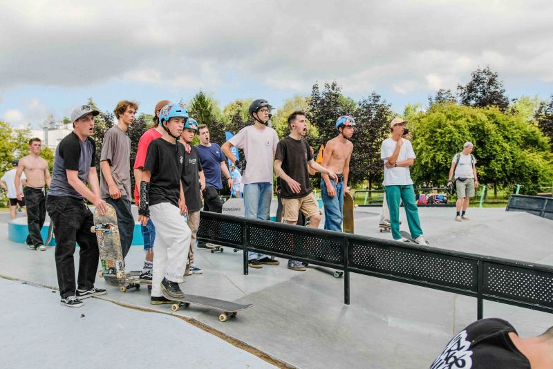 Bau von Skateparks 