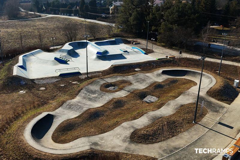 Skatepark und Pumptrack