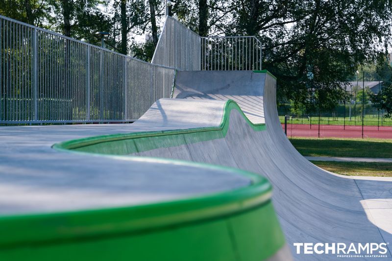 Beton-Skatepark Planung von Skateparks