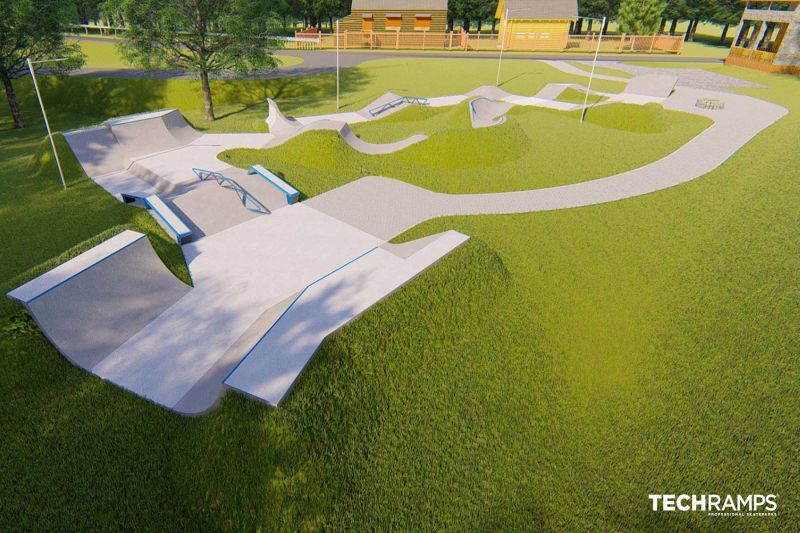 Betonový skatepark
