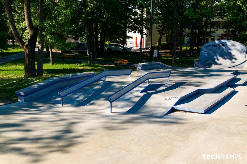 Betónový skatepark Návrhy skateparkov
