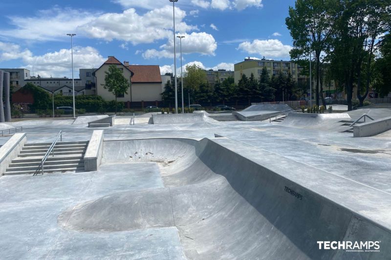 Betónový skatepark Techramps