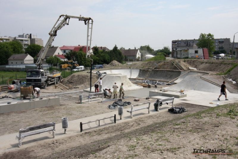 Skatepark Opole - końcówka prac