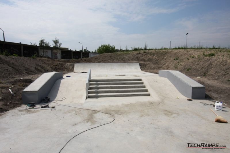 Skatepark Opole - końcówka prac