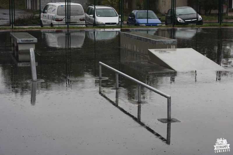 betonowy skatepark w Opolu