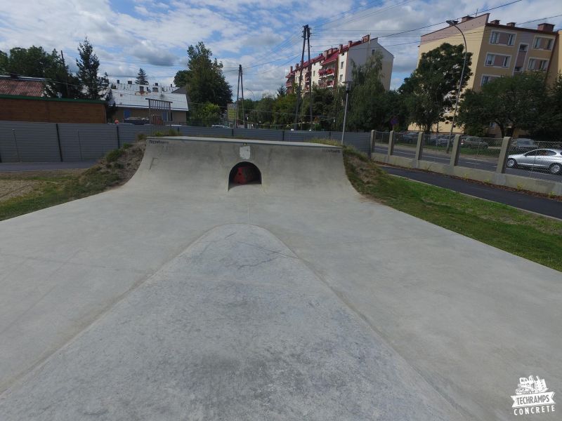 betonowy skatepark w przemyślu - rozbudowa