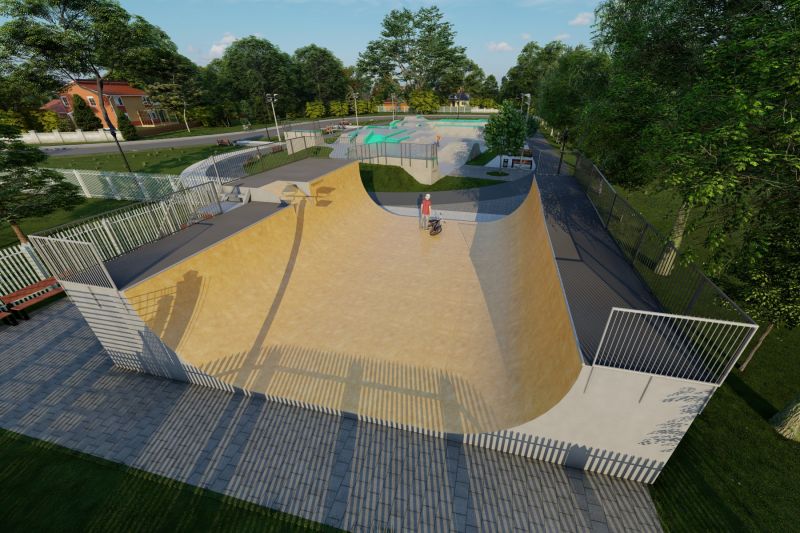 Conception et construction de skateparks en béton 