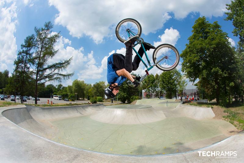 Concrete skatepark