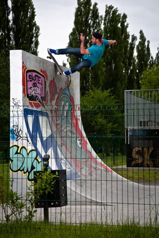 Corbin Harris in Krakow - Skatepark Mistrzejowice-1