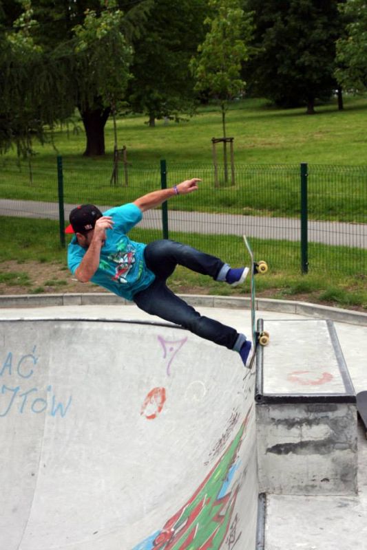 Corbin Harris in Krakow - Skatepark Mistrzejowice-1