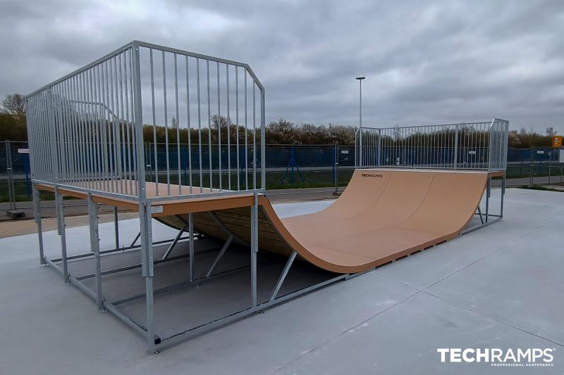 Design skateparku Skatepark Krzeptów