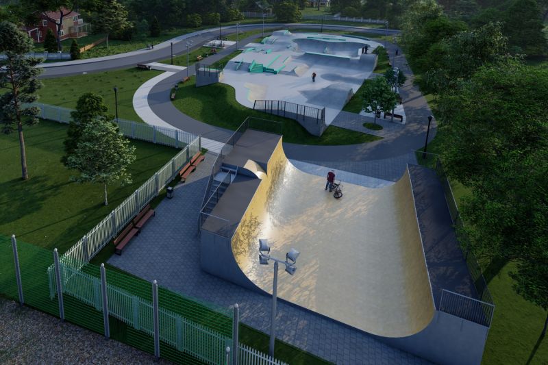 Entwurf und Bau von Beton-Skateparks 