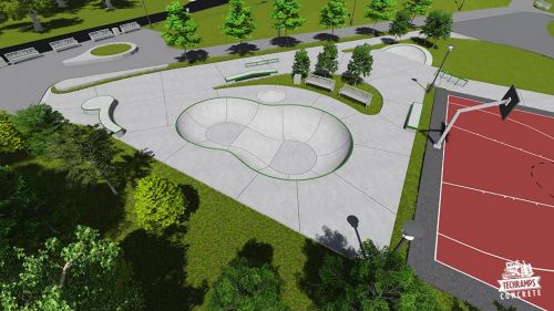 Example of concrete skatepark No. 101515