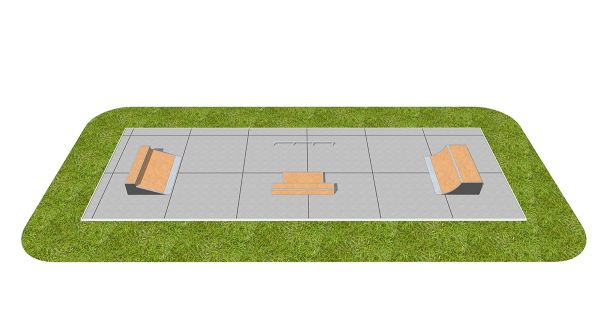 Exemple de skatepark SM002 Exemple de skatepark SM002