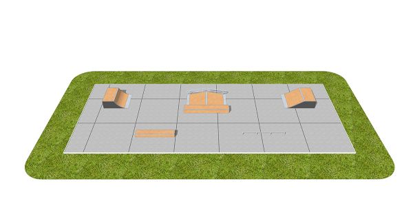 Exemple de skatepark SM003 Exemple de skatepark SM003