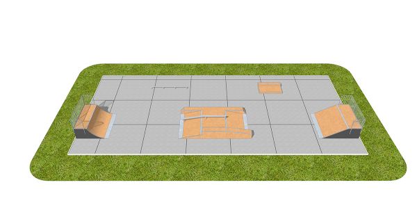 Exemple de skatepark SM006 Exemple de skatepark SM006