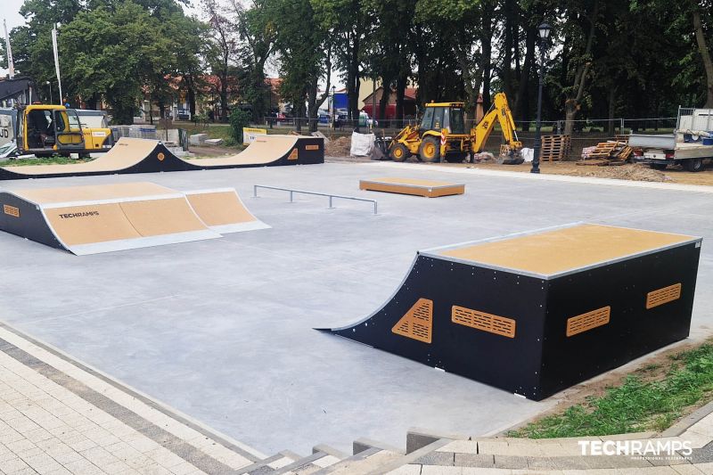 Modulær skatepark i Baruchow 