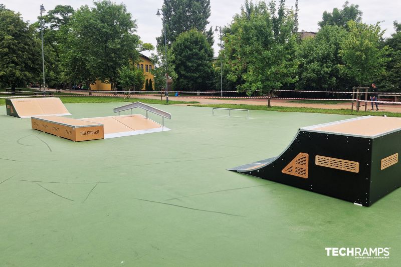 Modulær skatepark i Chelmza 