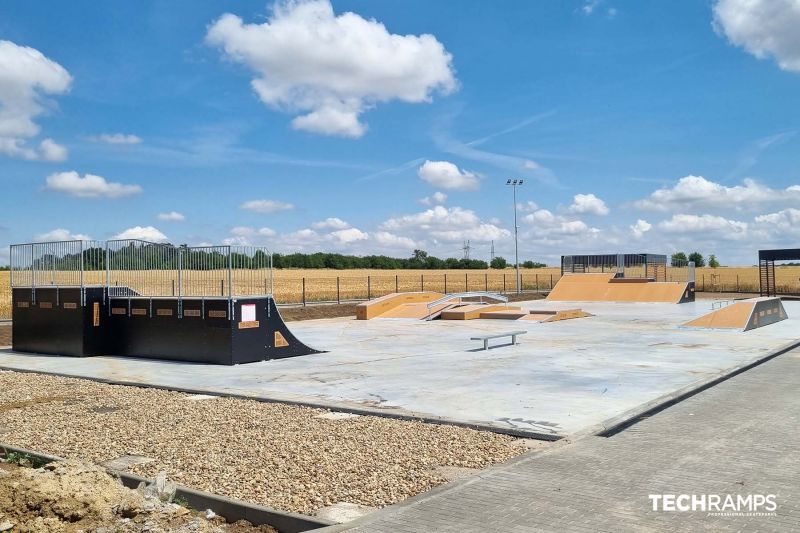 Blick auf den Skatepark - Jerzmanowa 