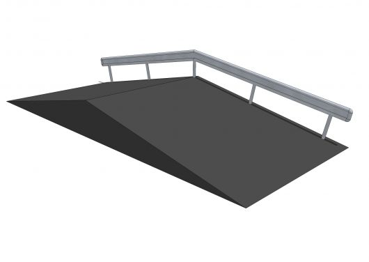 Funbox with rail