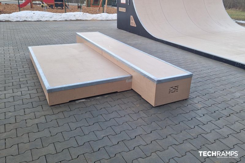 Doble Grindbox skatepark 