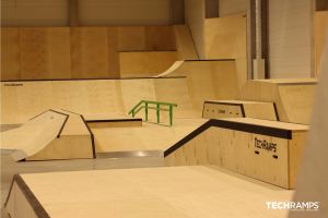 Indoor skatepark in Cracow