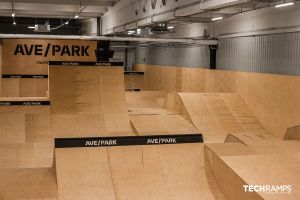 Indoor skatepark in Warsaw