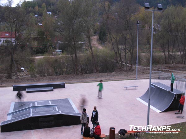 Krynica Zdrój Skatepark  panorama