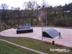 Krynica Zdrój Skatepark  panorama