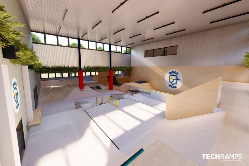 Krytý skatepark vo Varšave