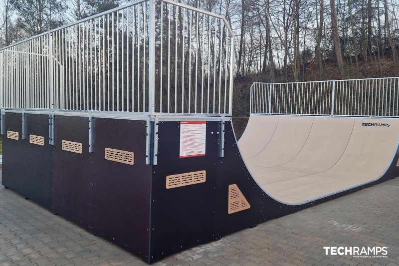 Miniramp H150 - Skatepark Zakliczyn 