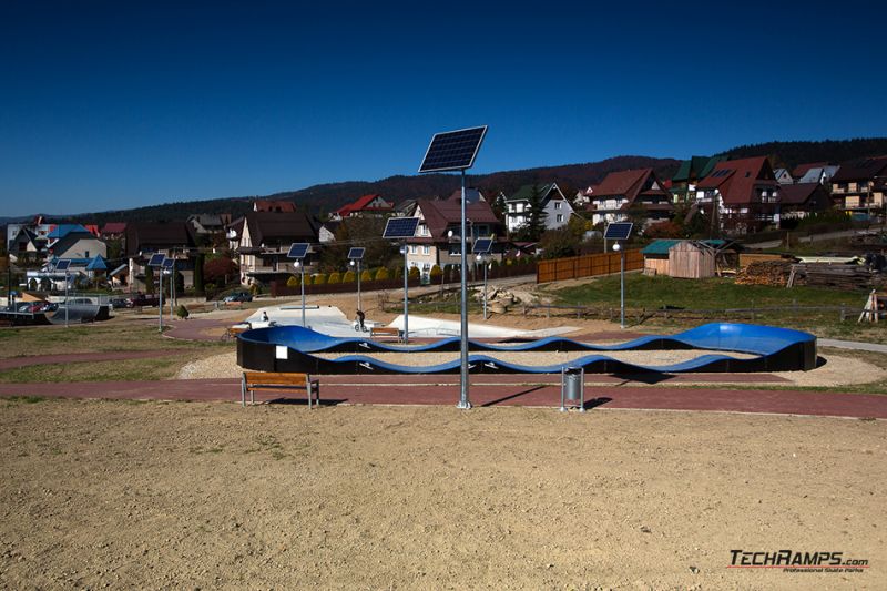 Modular pumptrack and concrete skatepark - Maniowy
