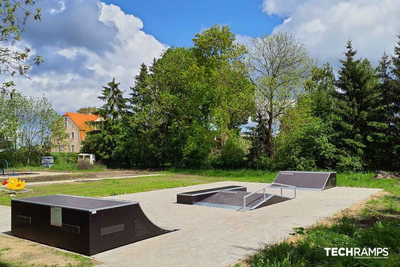 Modular skatepark in Stegna 