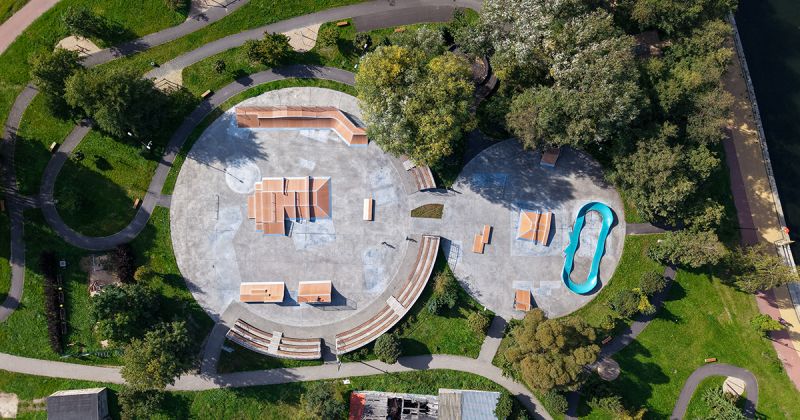 Modularer Skatepark Skateparks