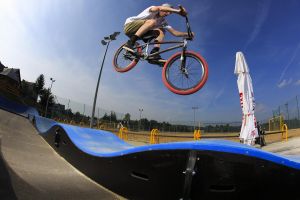 Modułowy Pumptrack - rider: Dawid Dobija