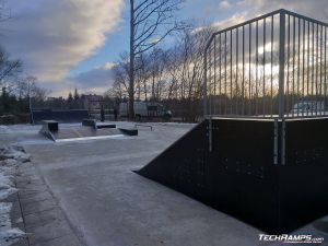 Modułowy skatepark w Warszawie Bemowo