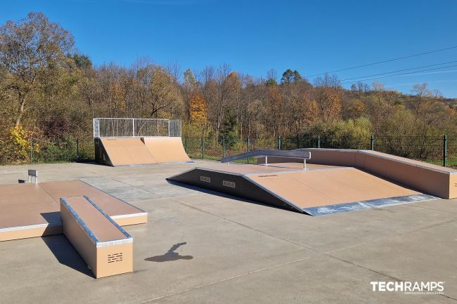 Modulární skatepark - Kamienica