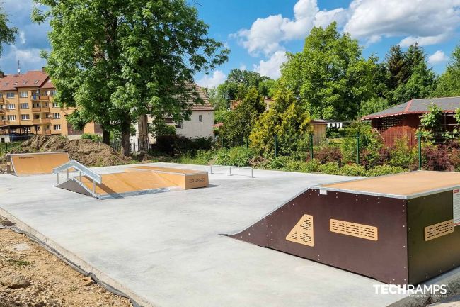 Modulární skatepark - Mieszkowice