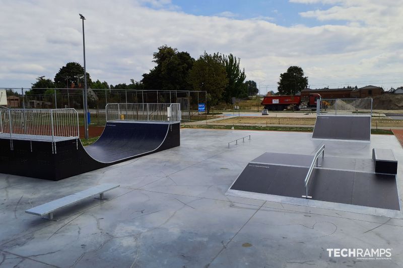 Foto af skateparken i Kostrzyn 