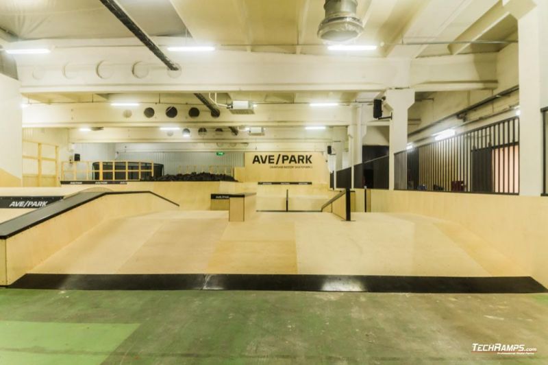 New indoor skatepark in Warsaw