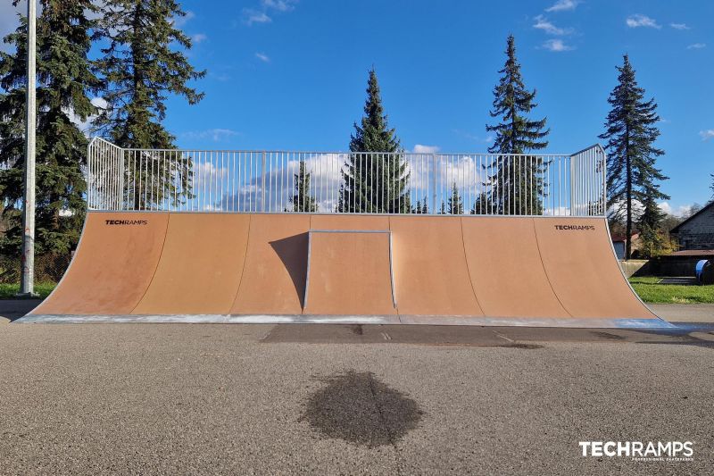 Ouater Pipe + Mini Quater - skatepark modułowy 