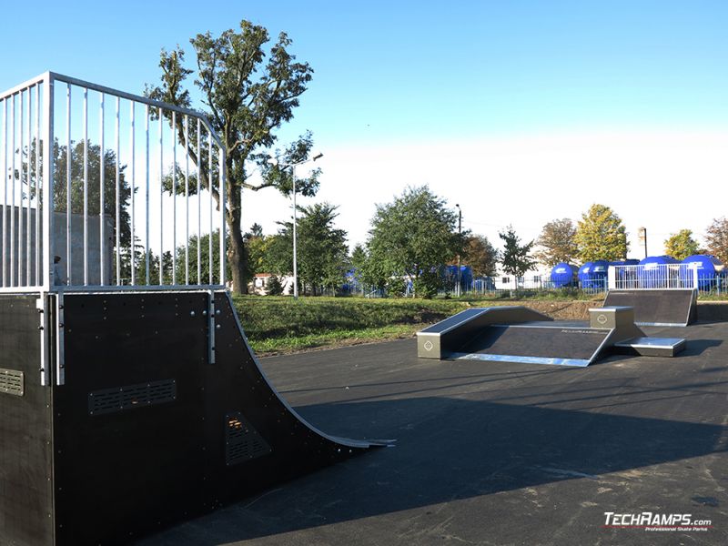 Piotrków Kujawski - skatepark in standard technology