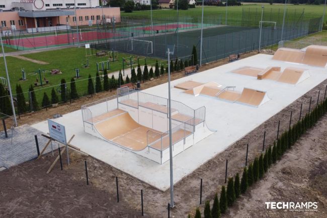 Polyethylene skatepark - Szczucin