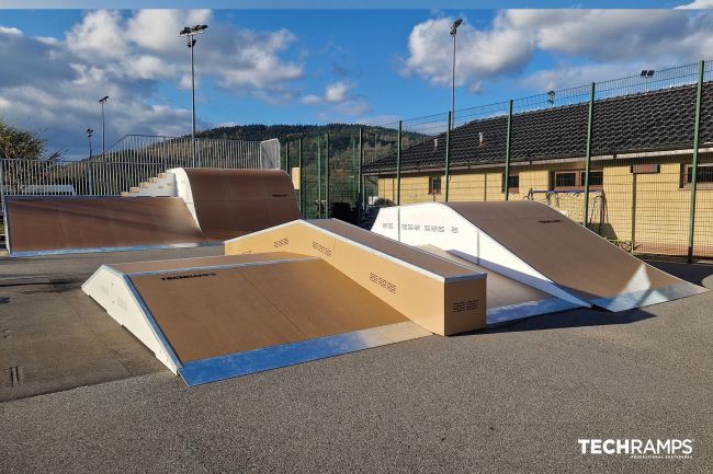 Polyetylénový skatepark - Maków Podhalański